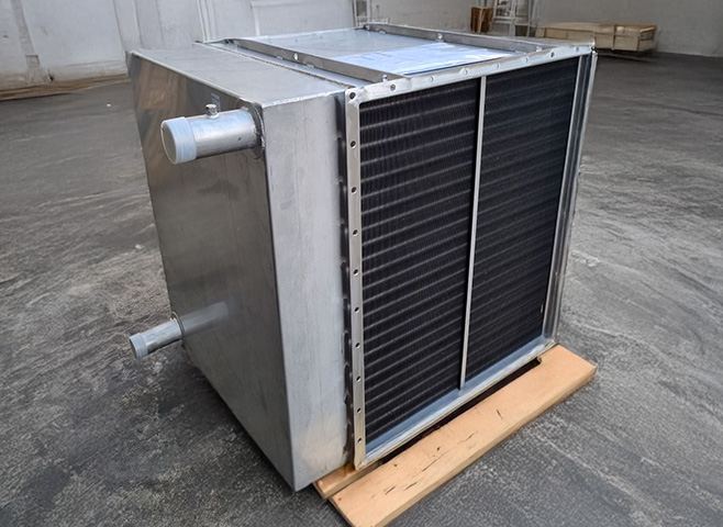Air heater in stainless steel